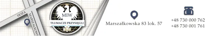 Biuro tłumaczeń MIW Marszałkowska logo